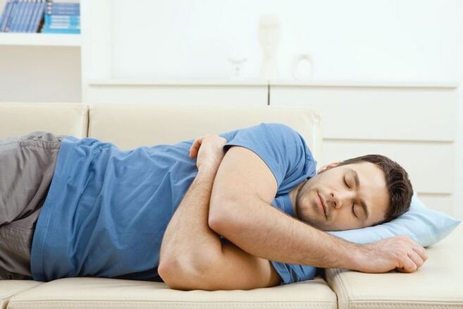 Uncomfortable body posture while sleeping causes low back pain